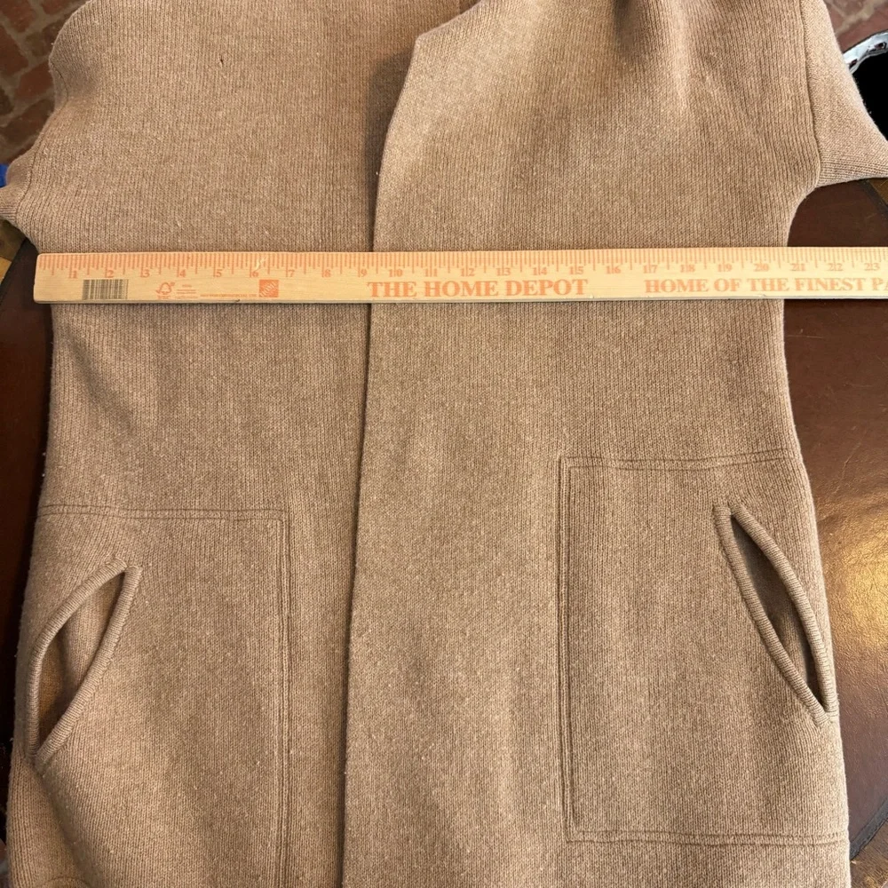 Madewell‎ Rivington Sweater-Coat Heather Saddle timeless neutral minimalist - Picture 10 of 12